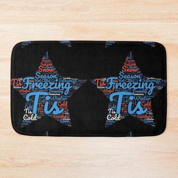 Item preview, Tis Freezing Season - Star Typography designed and sold by SimplyMe-Plus.