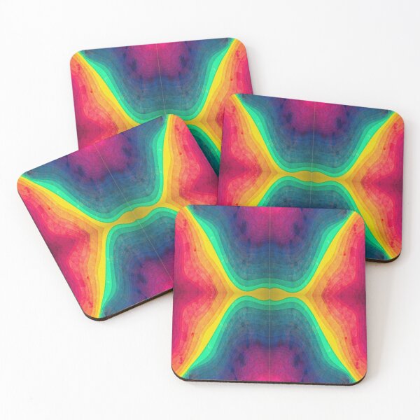 Item preview, Abstract Rainbow Colors Painting Artwork designed and sold by deepakrode7.
