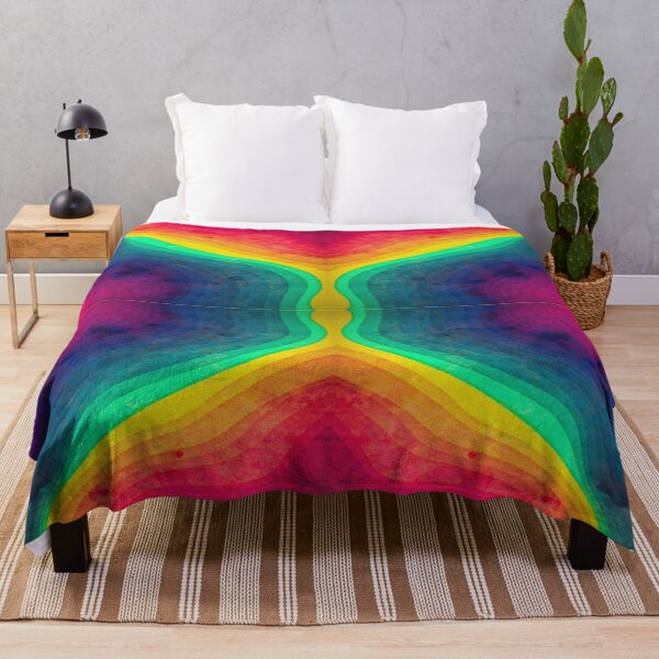 Item preview, Abstract Rainbow Colors Painting Artwork designed and sold by deepakrode7.