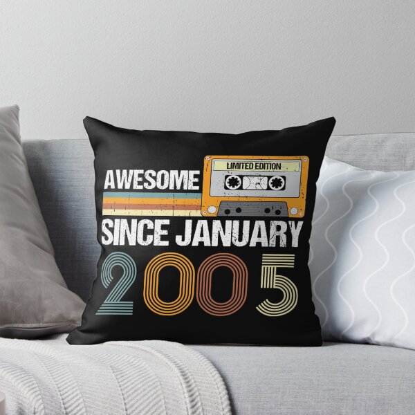 Item preview, Awesome Since January 2005 | 18th Birthday Gifts | 18 Years Old Gifts designed and sold by AMINE  ★★★★★.