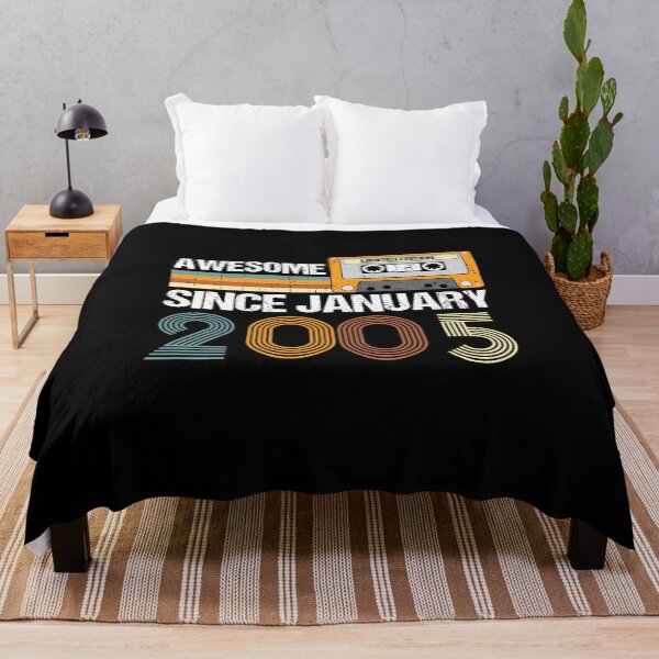 Item preview, Awesome Since January 2005 | 18th Birthday Gifts | 18 Years Old Gifts designed and sold by AMINE  ★★★★★.