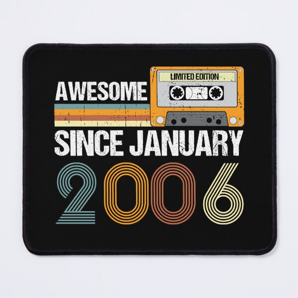 Item preview, Awesome Since January 2006 | 17th Birthday Gifts | 17 Years Old Gifts designed and sold by AMINE  ★★★★★.