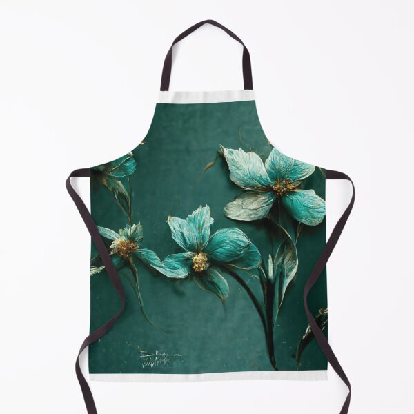 Item preview, Teal Flowers designed and sold by Jacalope Hunter. .