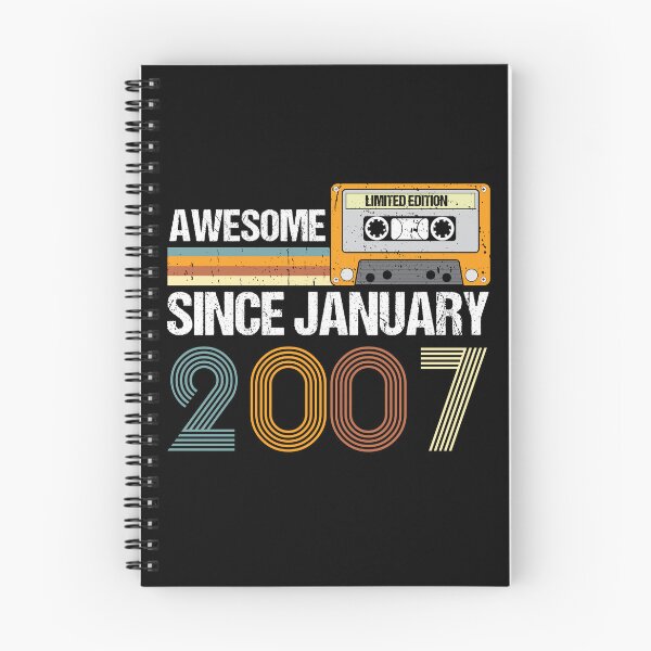 Item preview, Awesome Since January 2007 | 16th Birthday Gifts | 16 Years Old Gifts designed and sold by AMINE  ★★★★★.