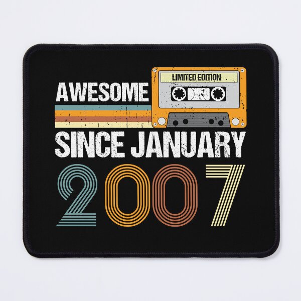 Item preview, Awesome Since January 2007 | 16th Birthday Gifts | 16 Years Old Gifts designed and sold by AMINE ★★★★★.