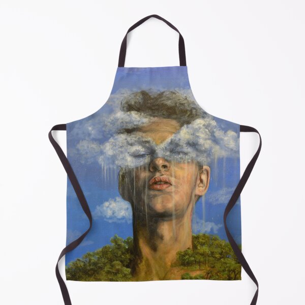 Item preview, God of Rain Surreal Painting designed and sold by AmandaFineArt.