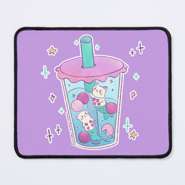 Item preview, Boba Tea Mercats - Anime Kawaii Bubble Tea designed and sold by UnicornCandyCas.