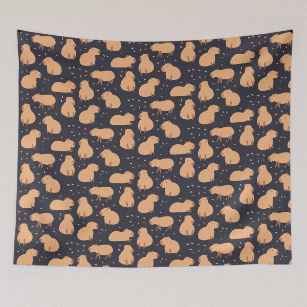 Item preview, Cute Capybara blobs pattern - cartoon capybara illustration pack designed and sold by Yarafantasyart.