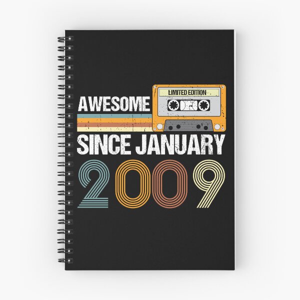 Item preview, Awesome Since January 2009 | 14th Birthday Gifts | 14 Years Old Gifts designed and sold by AMINE  ★★★★★.