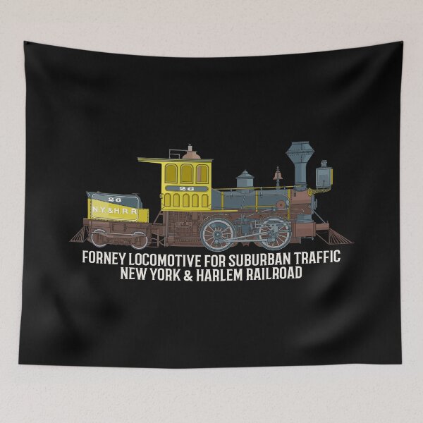 Item preview, 1876 Forney Steam Locomotive for New York Suburban Traffic Diagram Gift designed and sold by Maljonic.