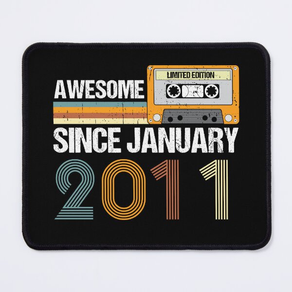 Item preview, Awesome Since January 2011 | 12th Birthday Gifts | 12 Years Old Gifts designed and sold by AMINE  ★★★★★.