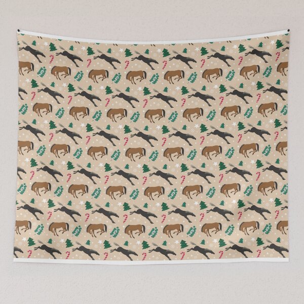 Item preview, Bucking Horse Christmas Pattern designed and sold by HorseFly Ranch.