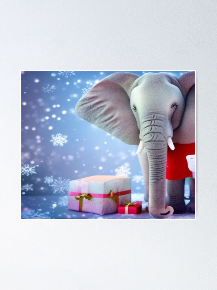 "oh no i picked the wrong white elephant" Poster for Sale by Bizkozy