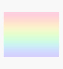 Rainbow Ombre Photographic Print