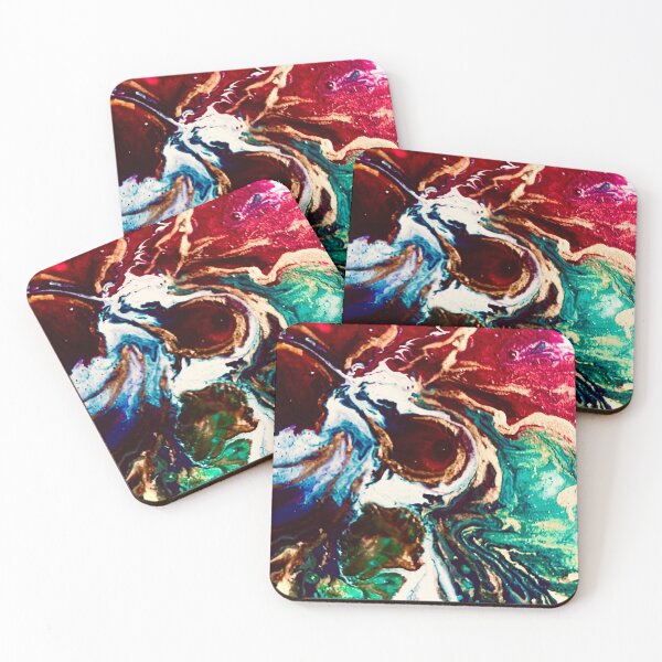Item preview, Flower acrylic pouring paint  designed and sold by baksuart.