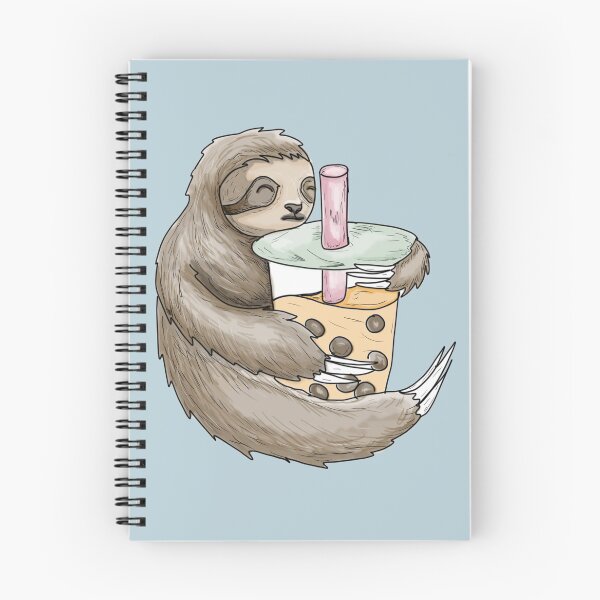 Item preview, Sloth Loves Boba  designed and sold by RiceDrawings.