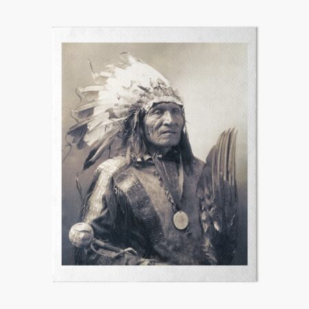 Indian Chief Art Board Prints for Sale