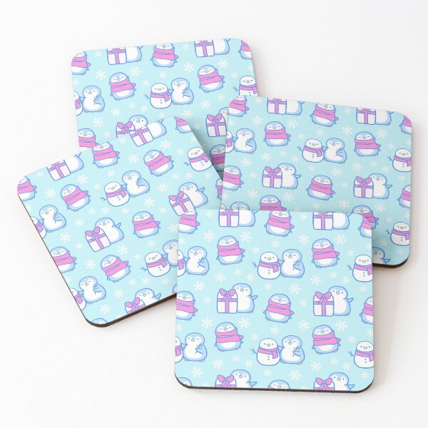 Item preview, Winter Penguins // Teal | Nikury designed and sold by nikury.