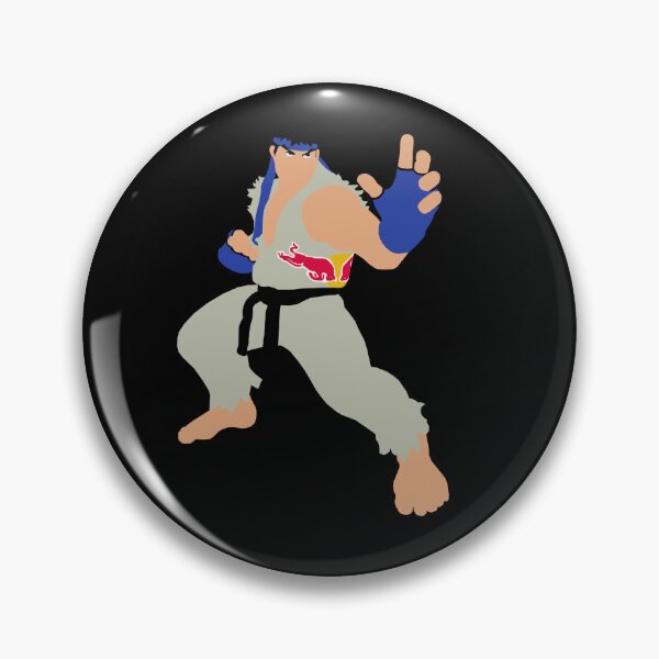 Item preview, SFV blue ryu super simple design designed and sold by SmasherDesigns.
