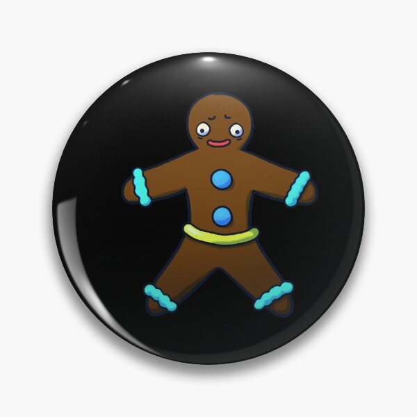 Item preview, Terrified gingerbread man designed and sold by A-Friends-Shop.
