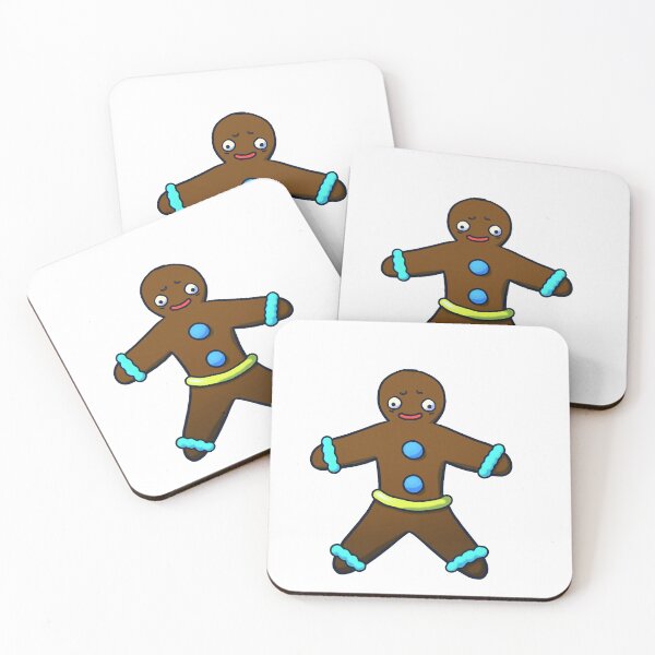 Item preview, Terrified gingerbread man designed and sold by A-Friends-Shop.