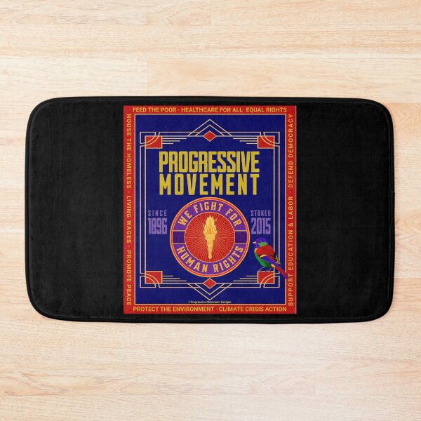 Aperçu de l'œuvre PMD00130 Progressive Movement Designs style art déco violet avec oiseau aux couleurs arc-en-ciel pour progressistes créée et vendue par ProgressiveLeft.