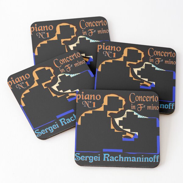 Item preview,  AMAZING ABSTRACT MINIMALIST PORTRAIT OF SERGEI RACHMANINOFF PIANIST MUSICIAN COMPOSER CONDUCTOR - CLASSICAL MUSIC SCORE - PIANO CONCERTO N°1 IN F# MINOR designed and sold by Ralek.
