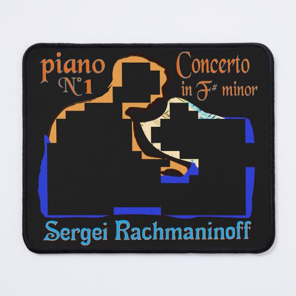 Item preview, AMAZING ABSTRACT MINIMALIST PORTRAIT OF SERGEI RACHMANINOFF PIANIST MUSICIAN COMPOSER CONDUCTOR - CLASSICAL MUSIC SCORE - PIANO CONCERTO N°1 IN F# MINOR designed and sold by Ralek.