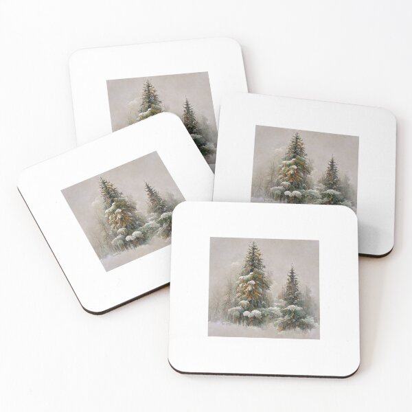 Item preview, Spruces in Winter 1 designed and sold by Standard Deviation Co.