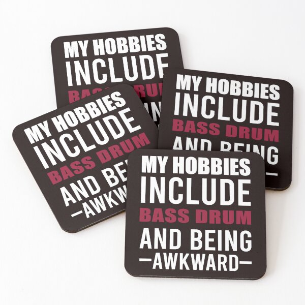 Item preview, My Hobbies Include Bass Drum, Funny Drumming designed and sold by Aerial Addicts.
