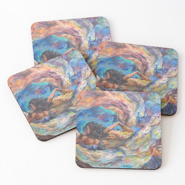 Item preview, Hawaiian Woman Dancing with wind blown Cloth designed and sold by AmandaFineArt.