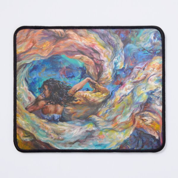Item preview, Hawaiian Woman Dancing with wind blown Cloth designed and sold by AmandaFineArt.