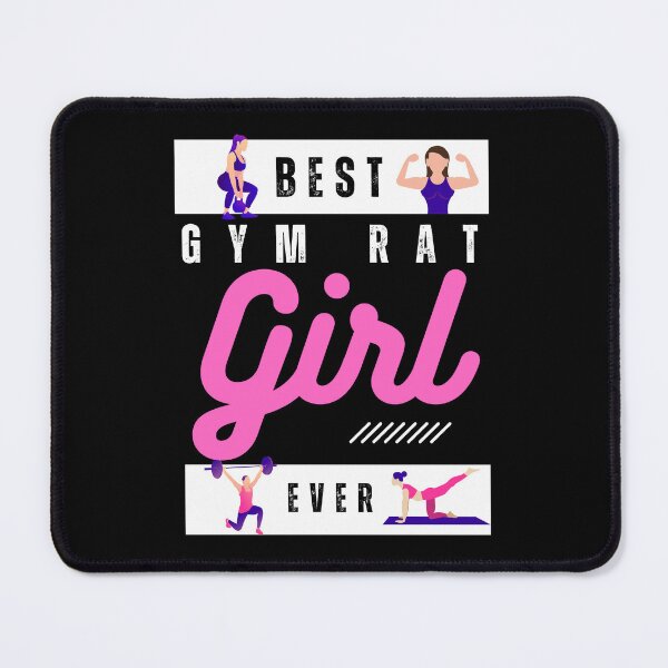 Item preview, Best gym rat girl ever | bodybuilding motivation quotes designed and sold by Shambusiness.