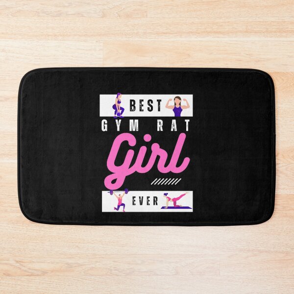 Item preview, Best gym rat girl ever | bodybuilding motivation quotes designed and sold by Shambusiness.