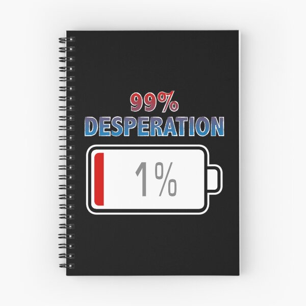 Item preview, 99% Desperation with Battery at 1% designed and sold by Moodific.