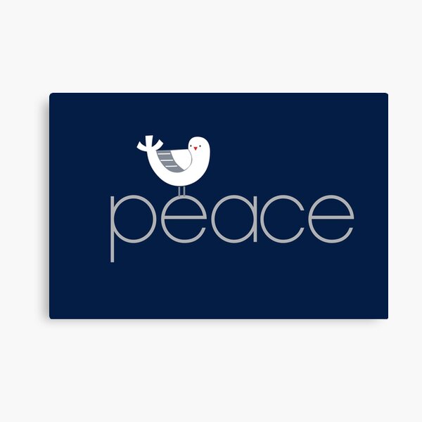 Peace Bird Canvas Print