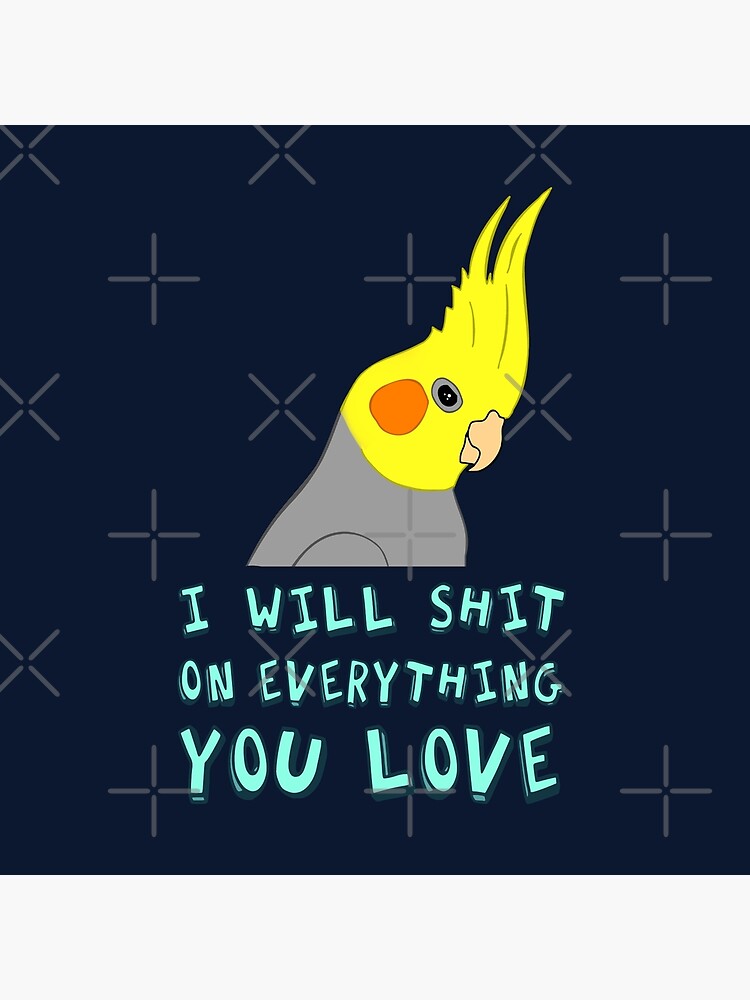 Thumbnail 4 of 4, Pillow, I will shit on everything you like designed and sold by FandomizedRose.
