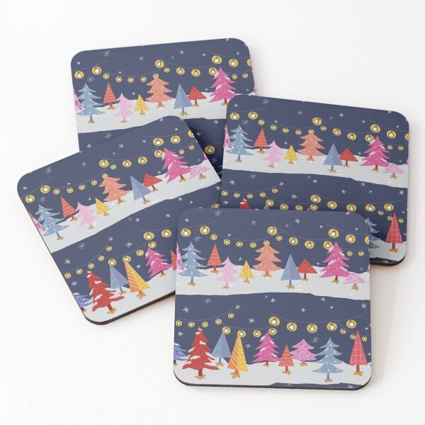Item preview, A Very Charlie Brown Christmas Colorful Trees designed and sold by Laura Jane Kirton.