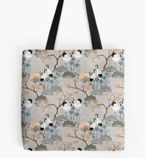 Bolsa de tela Jardín japonés gris
