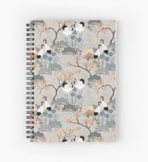 Cuaderno de espiral Jardín japonés gris