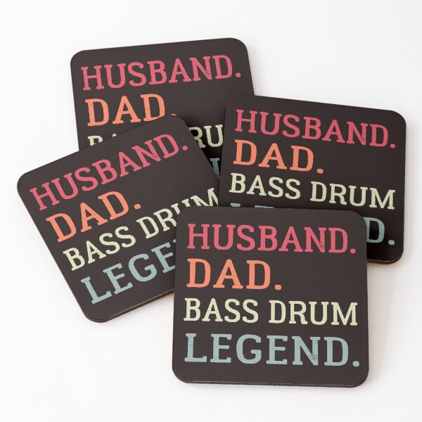 Item preview, Husband Dad Bass Drum Legend, Funny Drumming designed and sold by Aerial Addicts.