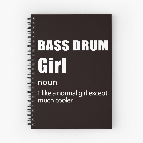 Item preview, Bass Drum Girl Definition, Funny Drumming designed and sold by Aerial Addicts.