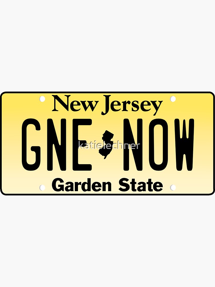 "Bleachers Gone Now License Plate" Sticker for Sale by katielechner