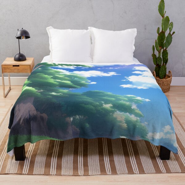 Item preview, Beautiful anime landscape, big blue sky. designed and sold by Devin Farinsky.
