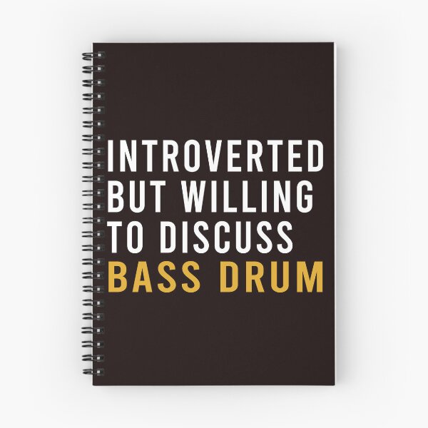 Item preview, Willing To Discuss Bass Drum, Funny Drumming designed and sold by Aerial Addicts.