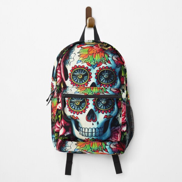 Item preview, Colorful Sugar Skull designed and sold by TextureFactory.