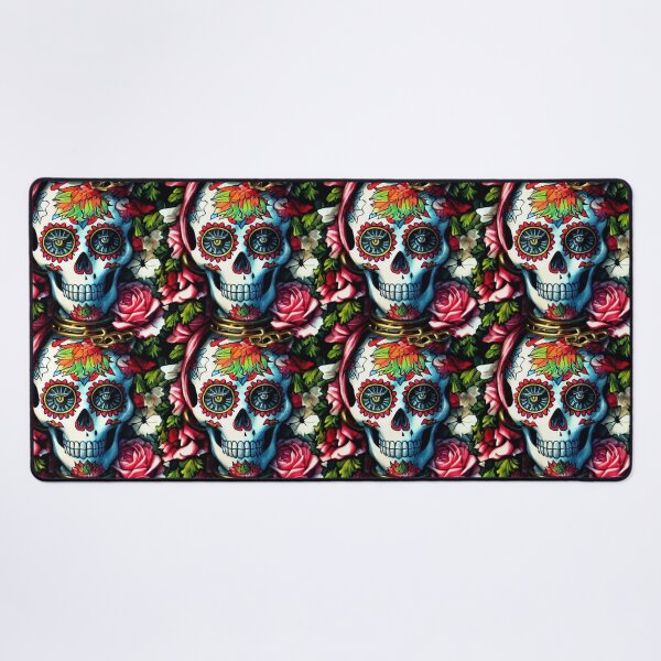 Item preview, Colorful Sugar Skull designed and sold by TextureFactory.