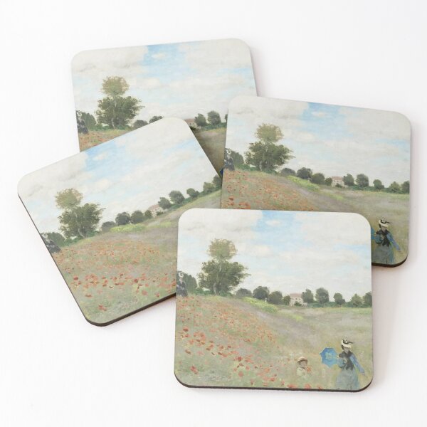 Item preview, The Poppy Field near Argenteuil  designed and sold by InkishKingdoms.