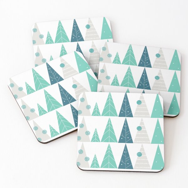 Item preview, Blue Christmas Trees designed and sold by whereisOlga_.