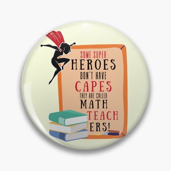 Item preview, Superhero Math Teacher Appreciation designed and sold by superteachers.